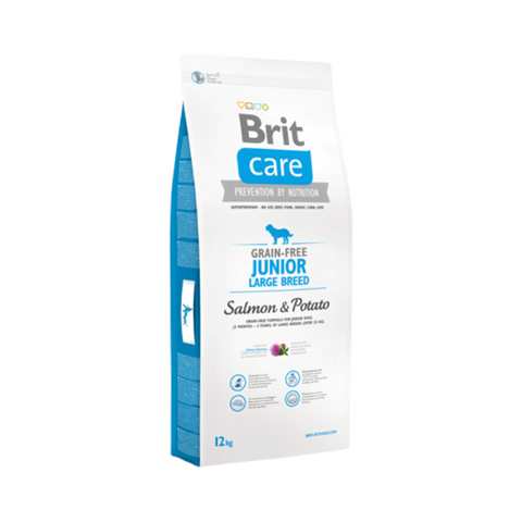 Brit Care Grain-free Dog Junior Large Breed | Salmon & Potato - Pet Premium Food