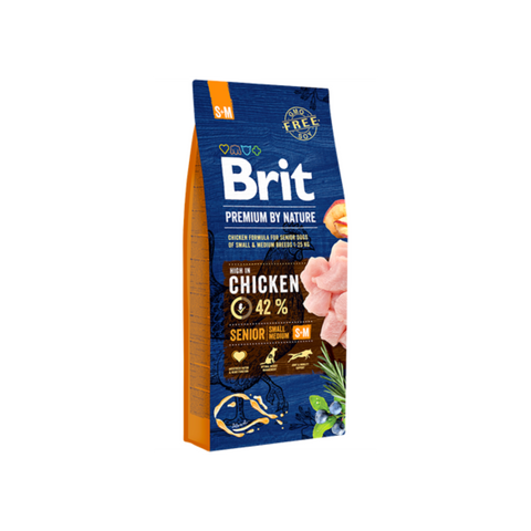 Brit Blue Nature Senior Small & Medium Dog - Pet Premium Food