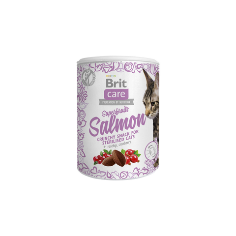  Brit Care Cat Snack Superfruits Salmon - Pet Premium Food
