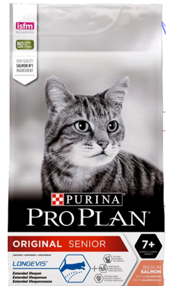  Pro Plan Cat Longevis Original Senior Adult 7+ Salmon | 3 kg