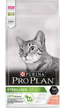  Pro Plan Cat OptiRenal Sterilised Adult Salmon | 10 Kg