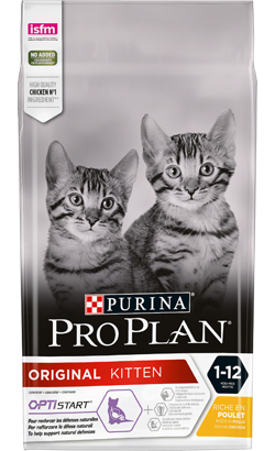  Purina Pro Plan Cat OptiStart Original Kitten Chicken & Rice | 3 kg