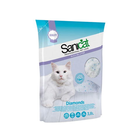  Sanicat Areia Sílica Gel Litter Diamonds - Pet Premium Food