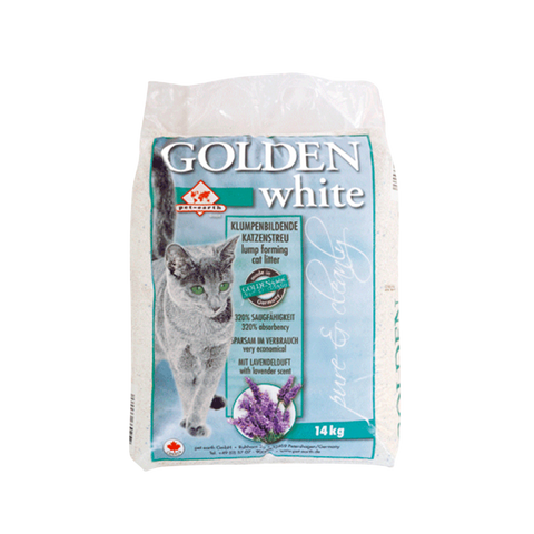 Areia Auto Aglomerante Golden White - Pet Premium Food